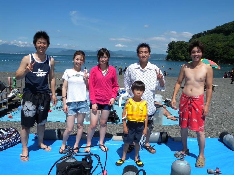 ダイビング講習ファンダイビング集合写真
