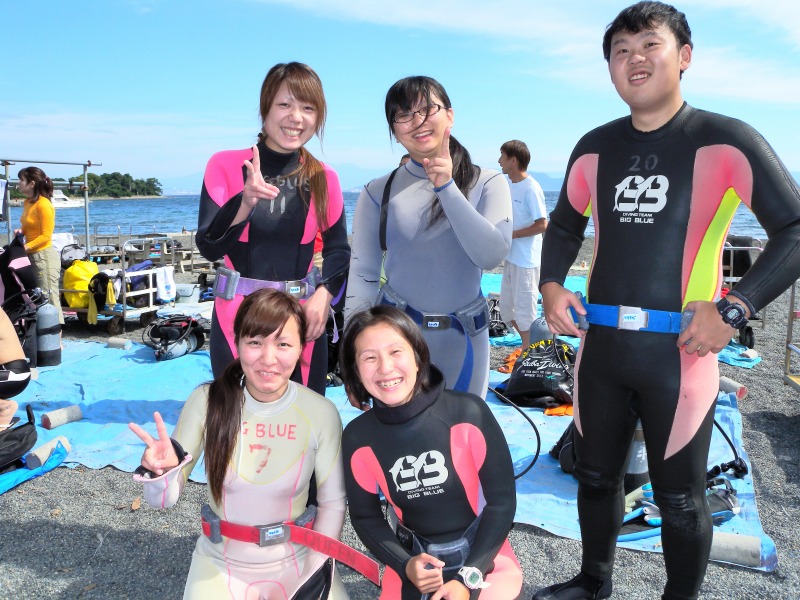 ダイビング講習ファンダイビング集合写真
