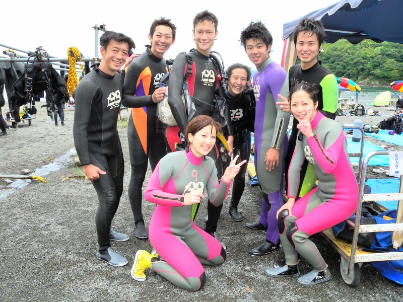 ダイビング講習ファンダイビング集合写真