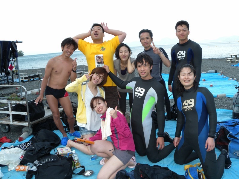 ダイビング講習ファンダイビング集合写真