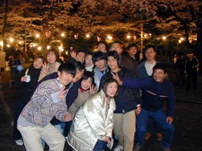 2000年春夜桜の写真 3