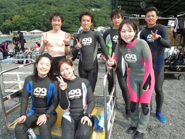 ダイビング講習ファンダイビング集合写真