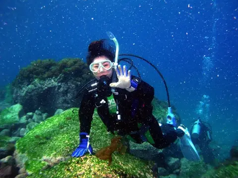 ダイビングライセンス黄金崎花見ツアーの写真 5