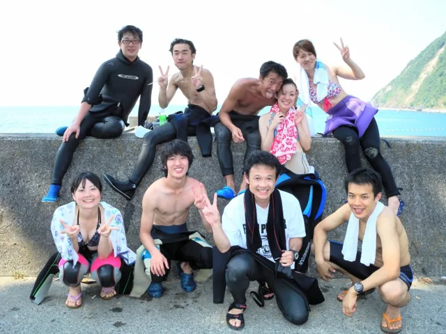 ダイビング講習ファンダイビング集合写真