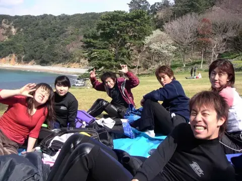 ダイビングライセンス黄金崎花見ツアーの写真 2
