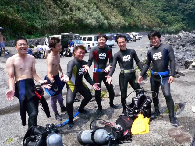 ダイビングライセンス取得ツアーとファンダイビングin 大島