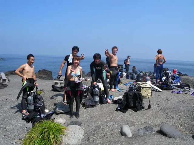 ダイビングライセンス取得ツアーとファンダイビングin 大島