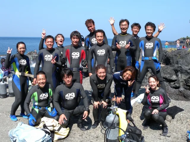 ダイビングライセンス取得ツアーとファンダイビングin 大島